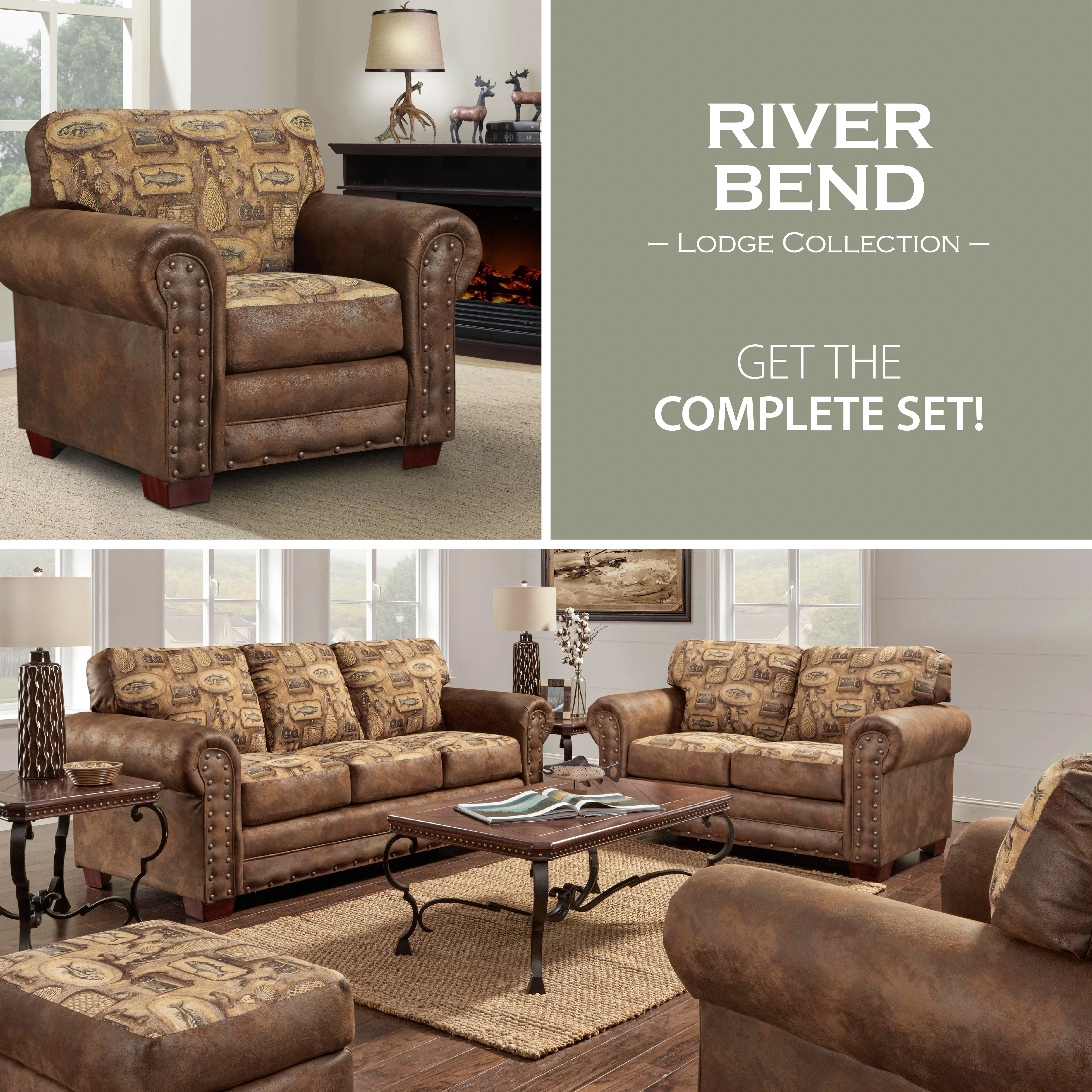 American Furniture Classics River Bend Lodge Arm Chair