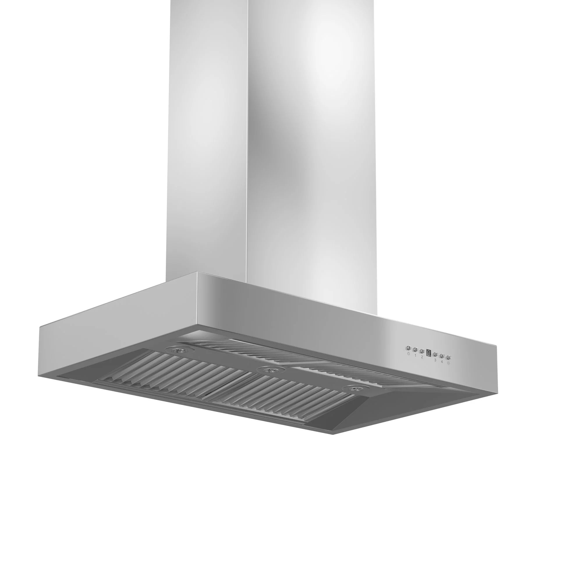 ZLINE 36 in. Remote Blower Island Mount Range Hood in Stainless Steel (KECOMi-RS-36-400)