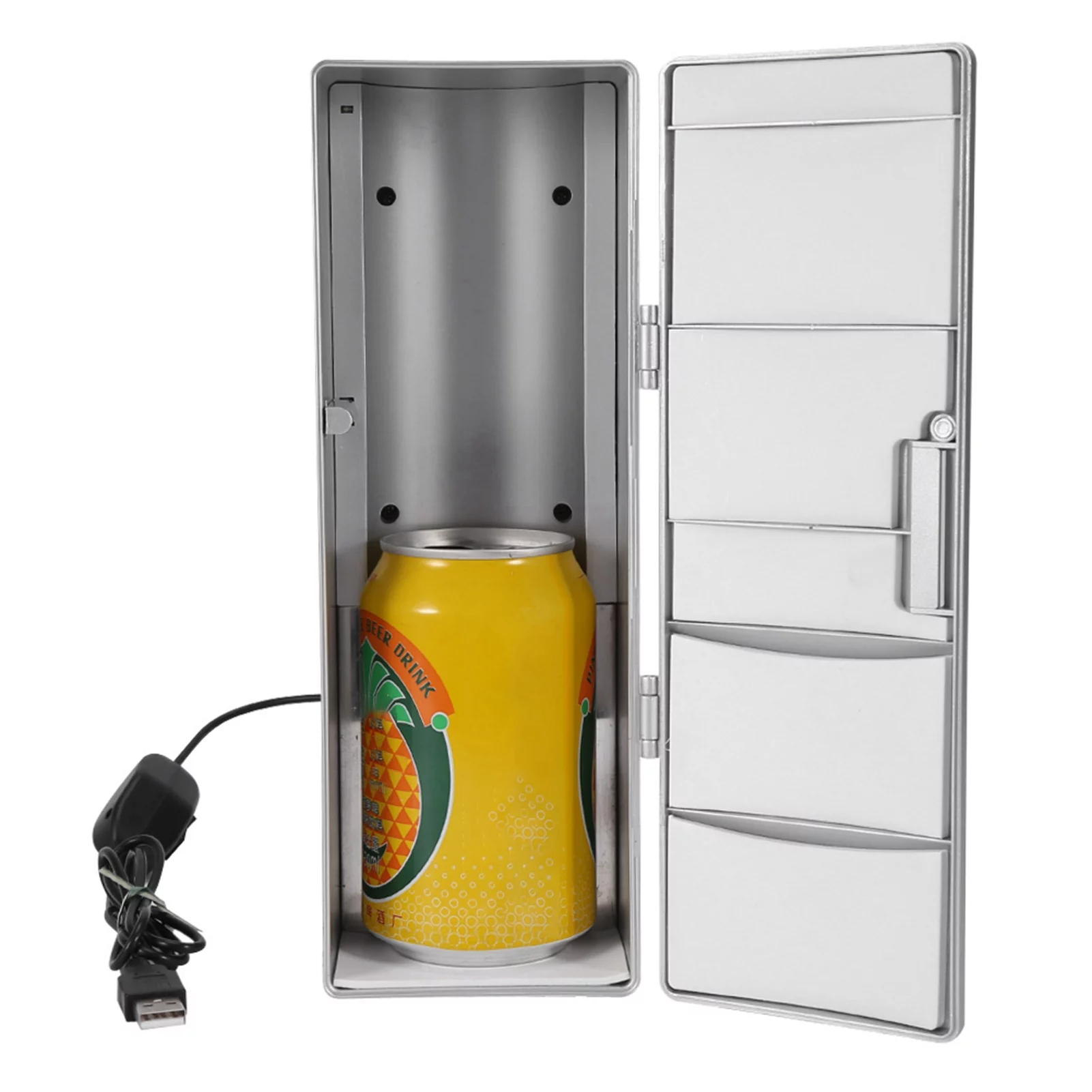 USB Fridge Freezer - Compact Mini, Cans Drink Beer Cooler Warmer Travel Car Office Use