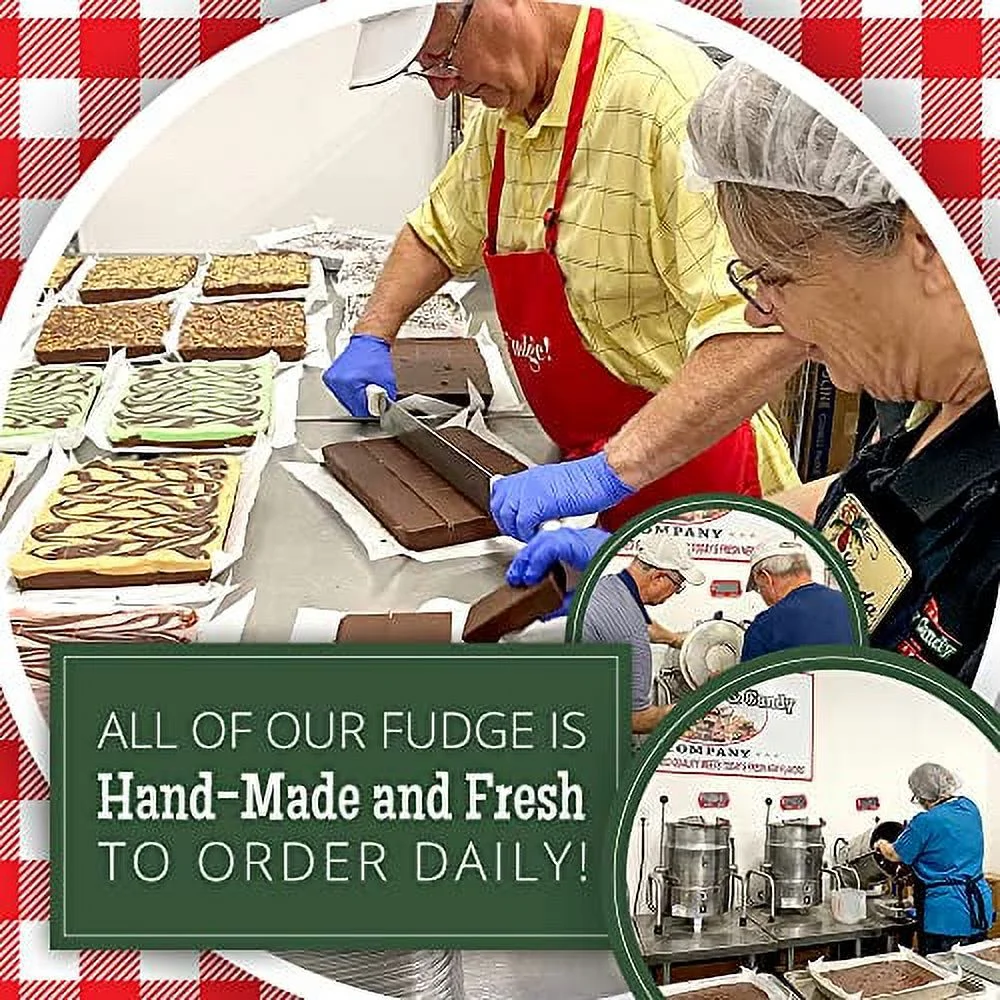 Valley Fudge, Dark Chocolate, Artisan Fudge, Real Butter, Gourmet Candy, Half Pound Package