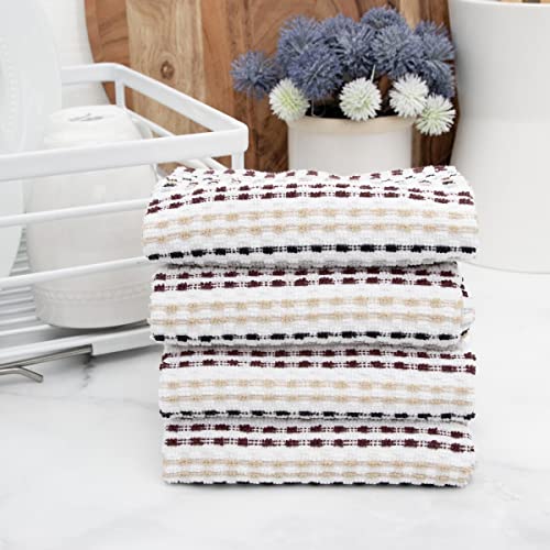 Ritz Pebble Bar Mop, Holiday Red-Green, 4 Towel Set