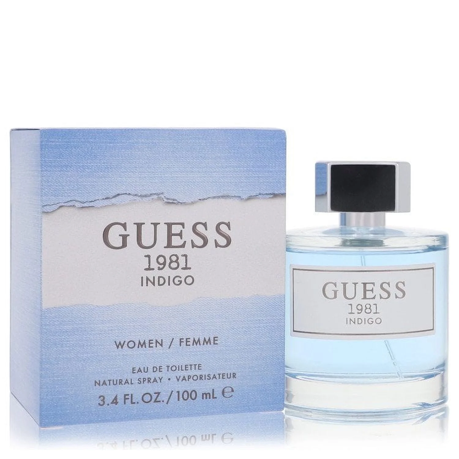Guess 1981 Indigo by Guess Eau De Toilette Spray 3.4 oz for Women Pack of 3