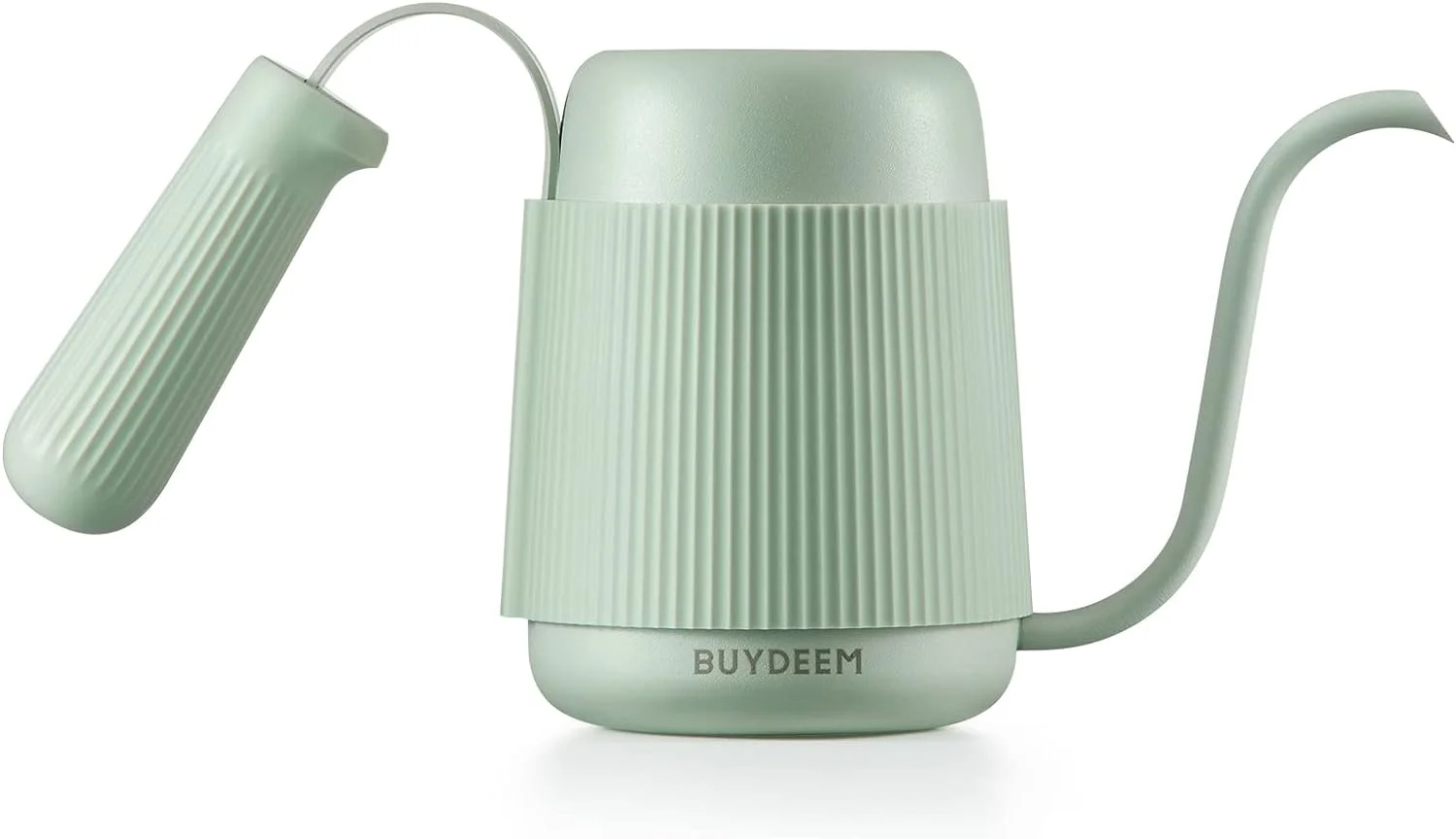 BUYDEEM CD2006B Portable Pour Over Gooseneck Coffee Kettle and Maker, Stainless Steel Coffee Pot with Silicone Protection for Better Coffee Brewing, 330ml