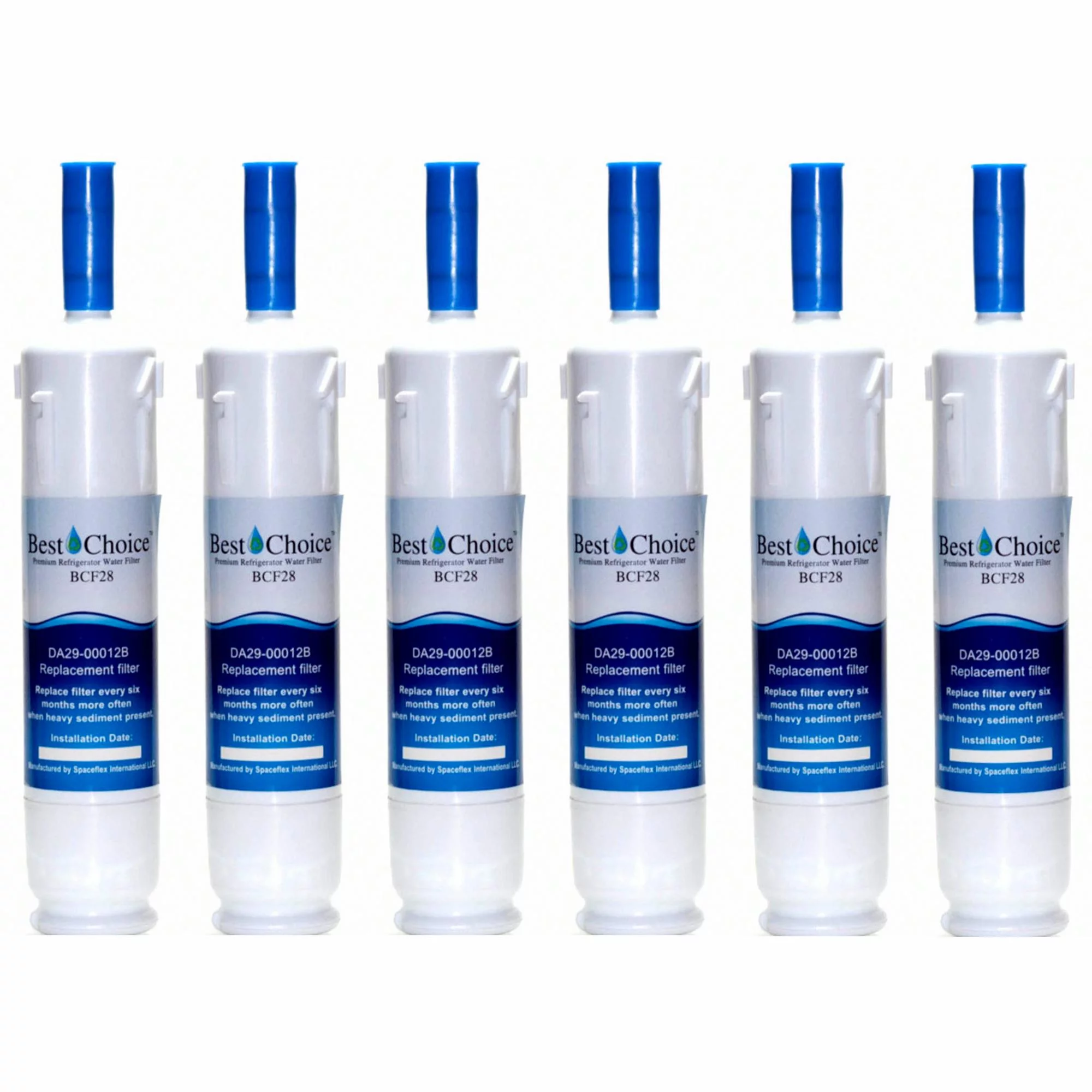 6-PACK REFRIGERATOR WATER FILTER SAMSUNG FITS DA29-00012B DA29-00012A XAA TIER1