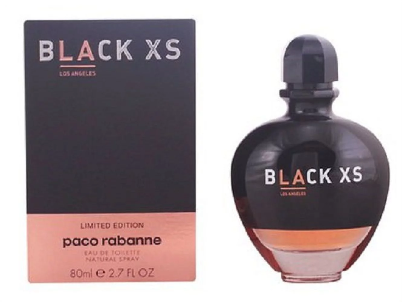 BLACK XS LOS ANGELES * Paco Rabanne 2.7 oz / 80 ml EDT Women Perfume Spray