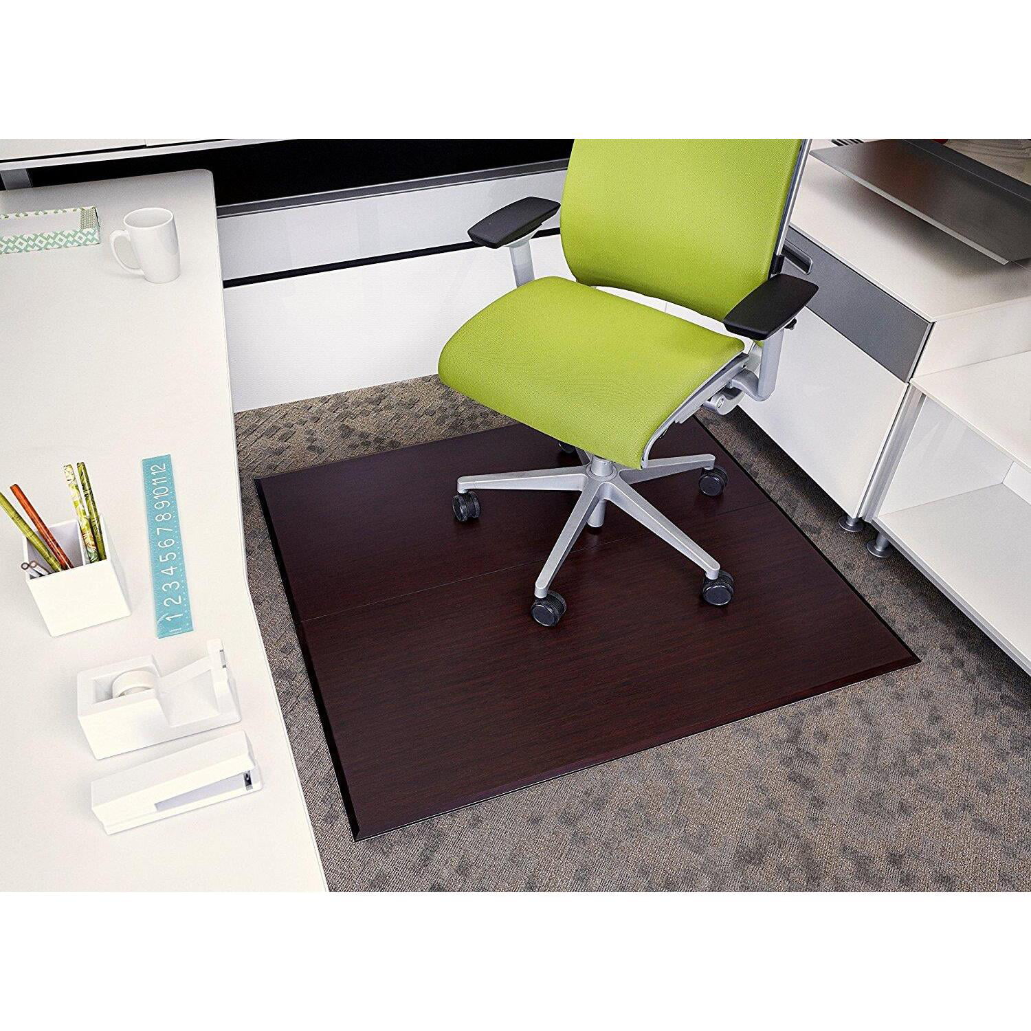 Anji Mountain Natural Bamboo Tri-Fold Office Chair Mat