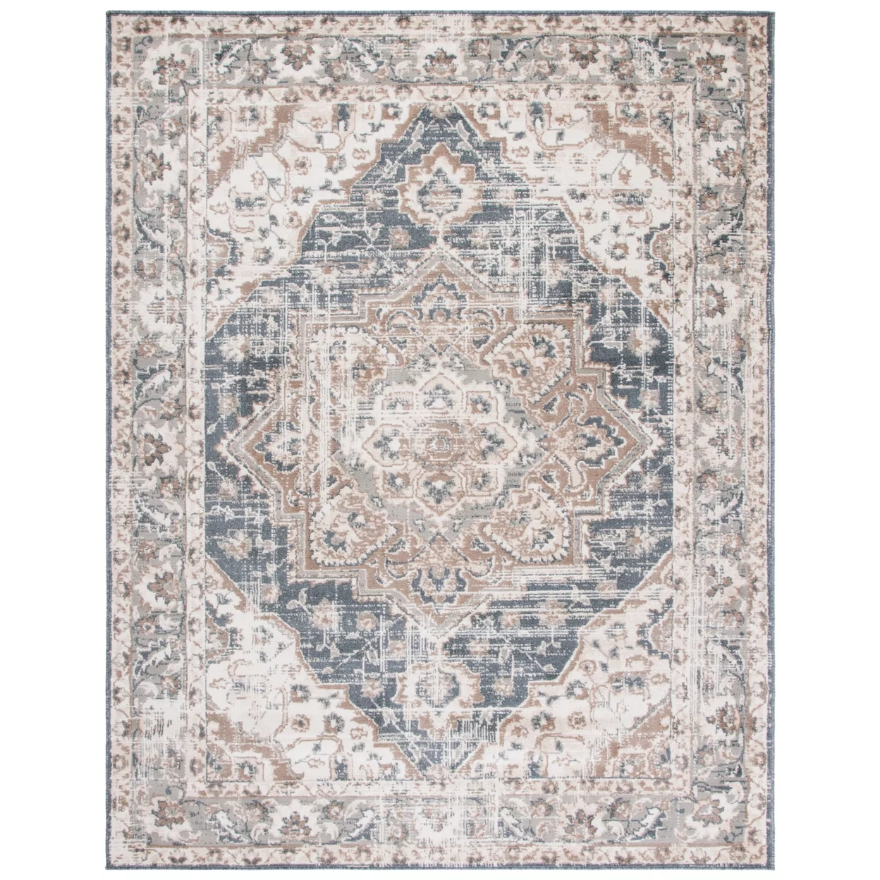 SAFAVIEH Pyramid Collection PYR268B Ivory / Beige Rug