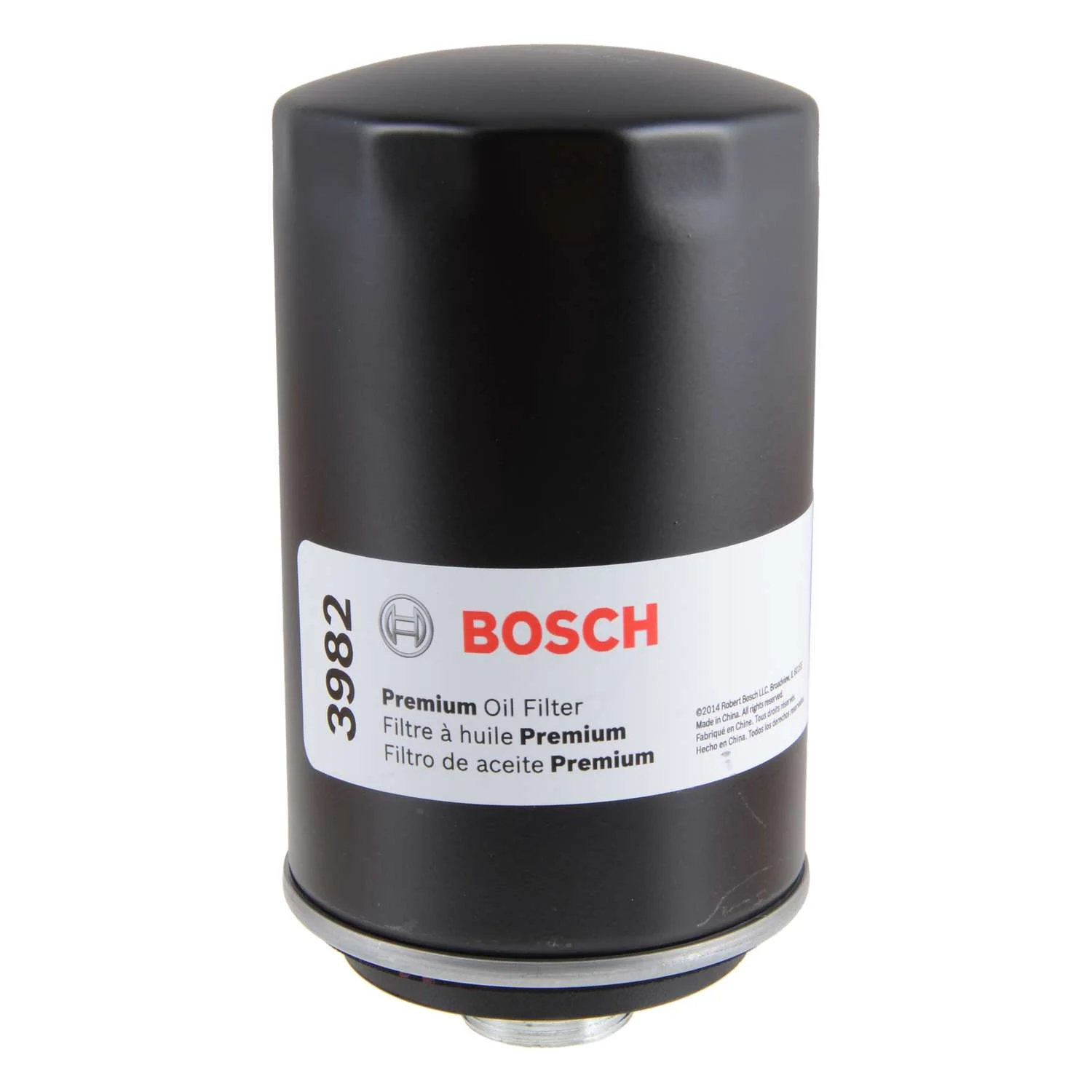 Bosch 3982 Premium Oil Filter Fits select: 2009-2017 VOLKSWAGEN TIGUAN, 2011-2017 AUDI Q5