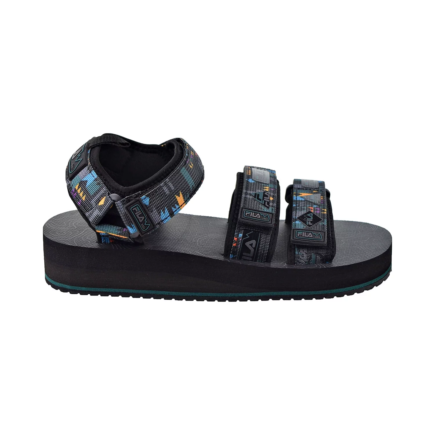Fila Men's Drifter DNS Sandals Black-June Bug-Saffron 1sm01569-041