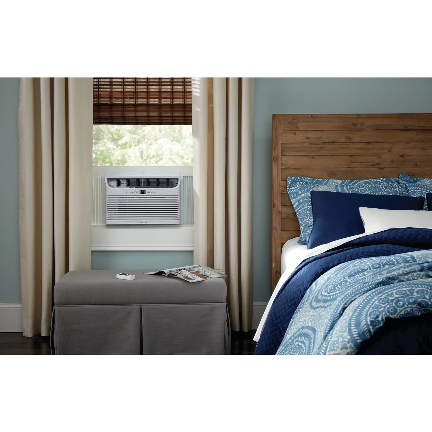 Frigidaire 11,000 BTU 500 Sq. Ft.  Window Air Conditioner with Heater, White, FHWH112WA1