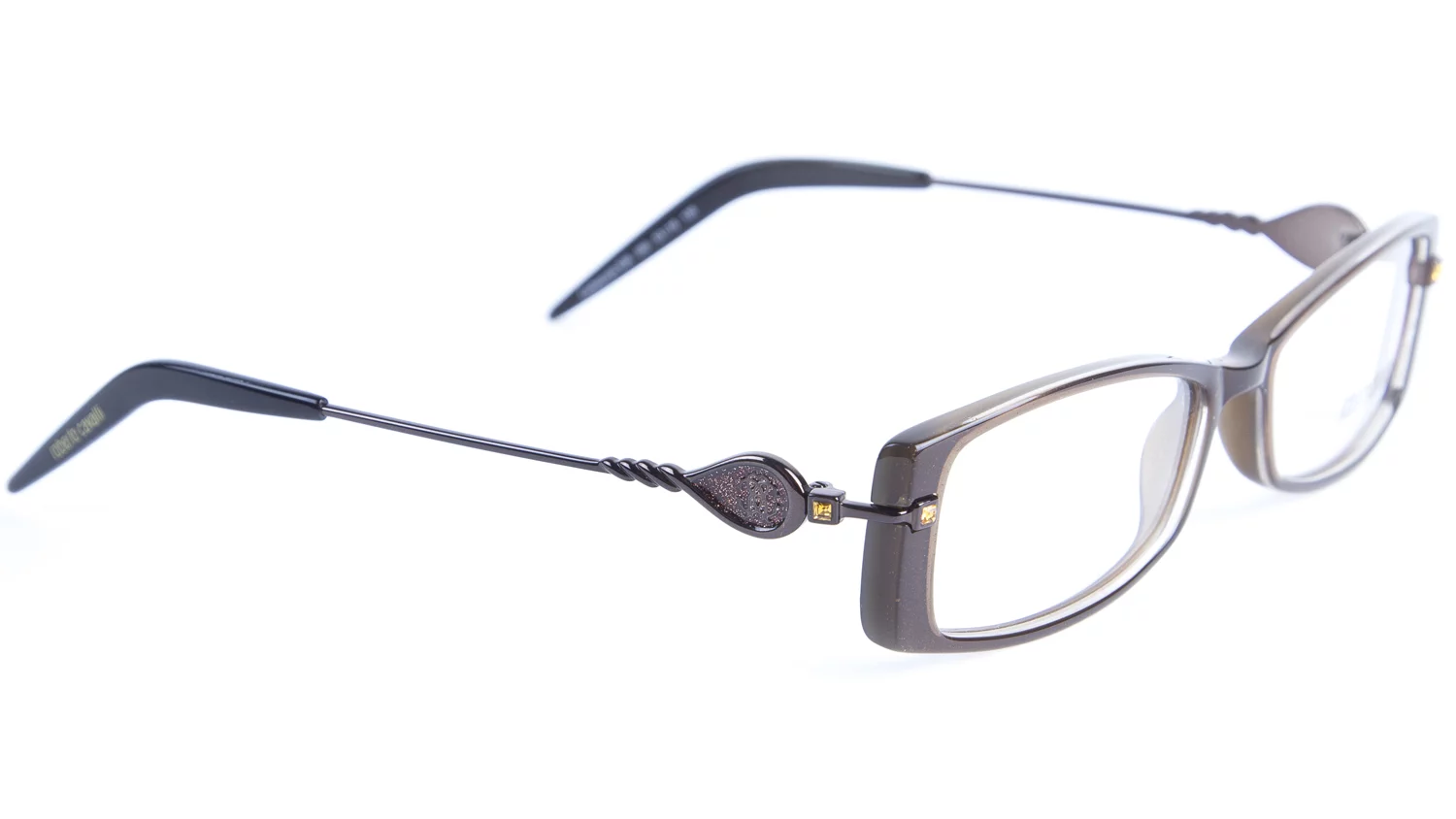 Roberto Cavalli Corbezzolo Eyeglass Frames 53mm Brown Glitter