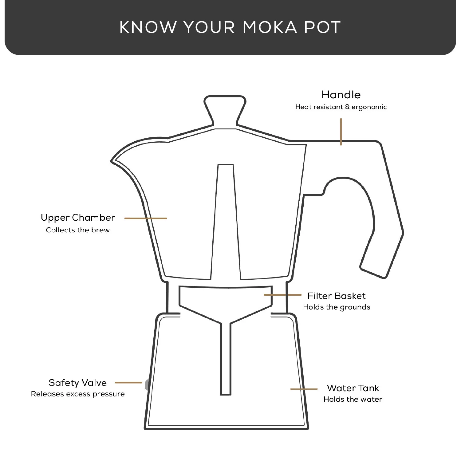 Italian Moka Pot Stovetop Aluminum Espresso Maker [6 Cup]- Ombre Blue