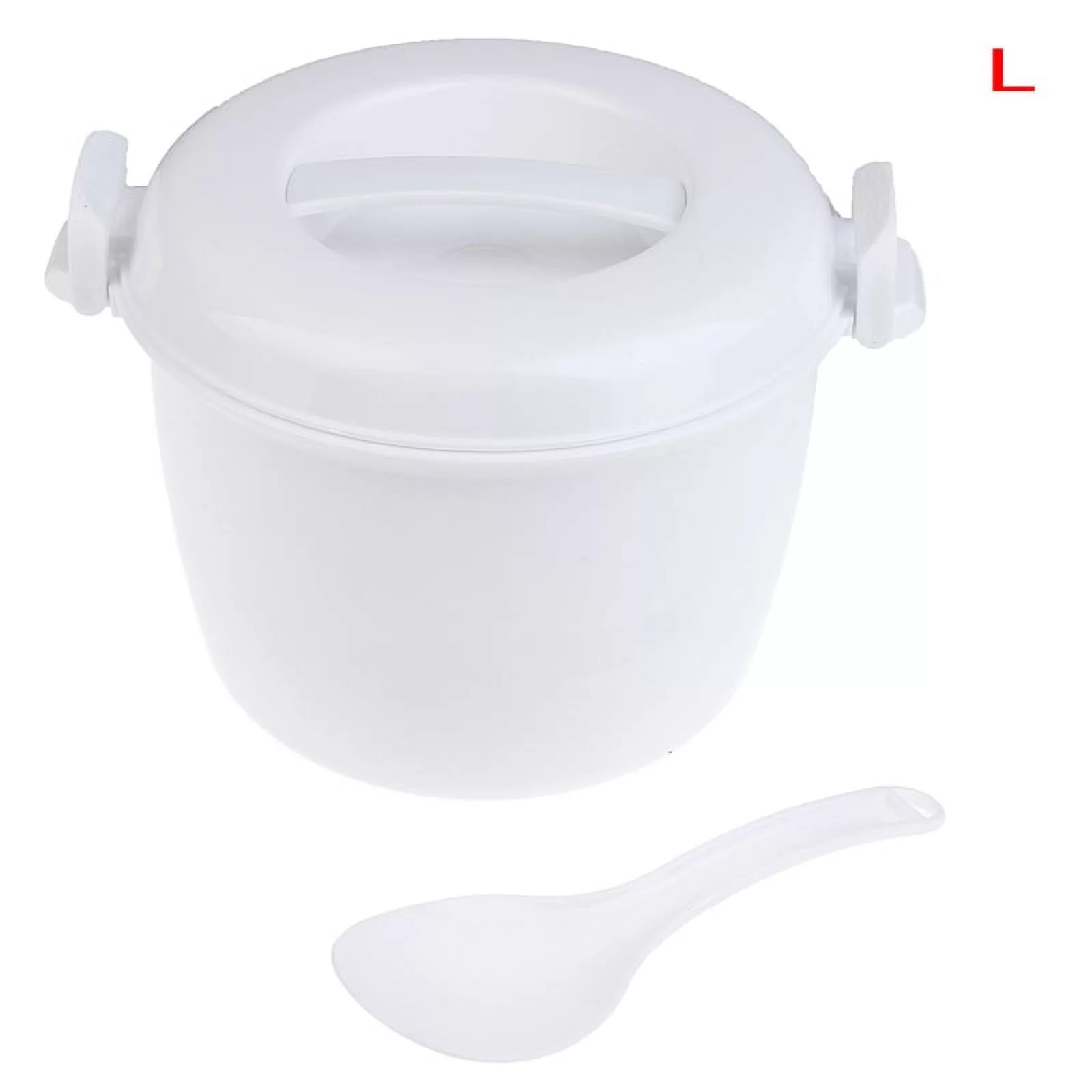 ZIOKOK Microwave Oven Rice Cooker Food Steamer Pot Cooking Utensil Insulation Lunch Box