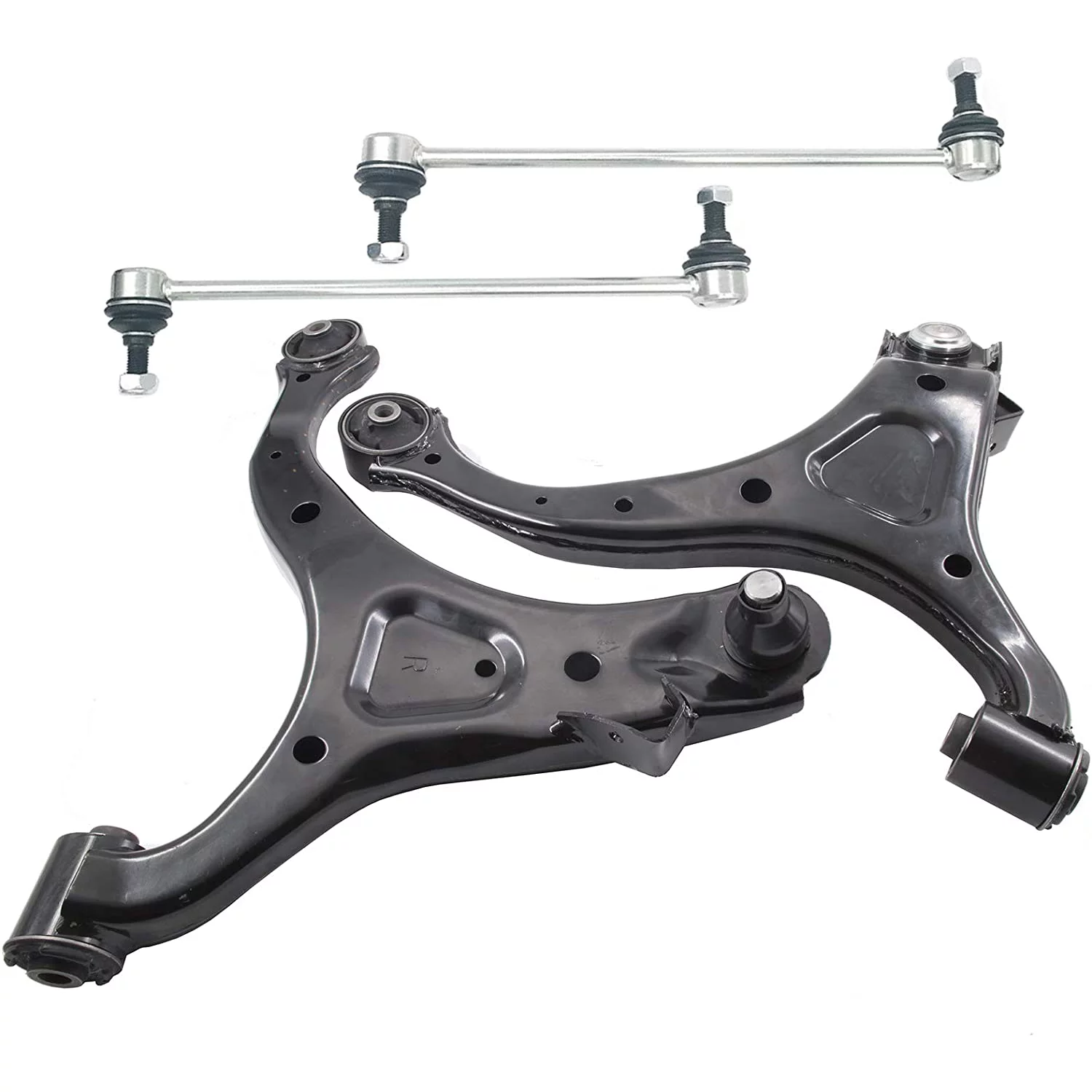 Hex Autoparts Front Lower Control Arm & Sway Bar Links For 2007-2012 Hyundai Santa Fe & 2011-2012 Kia Sorento