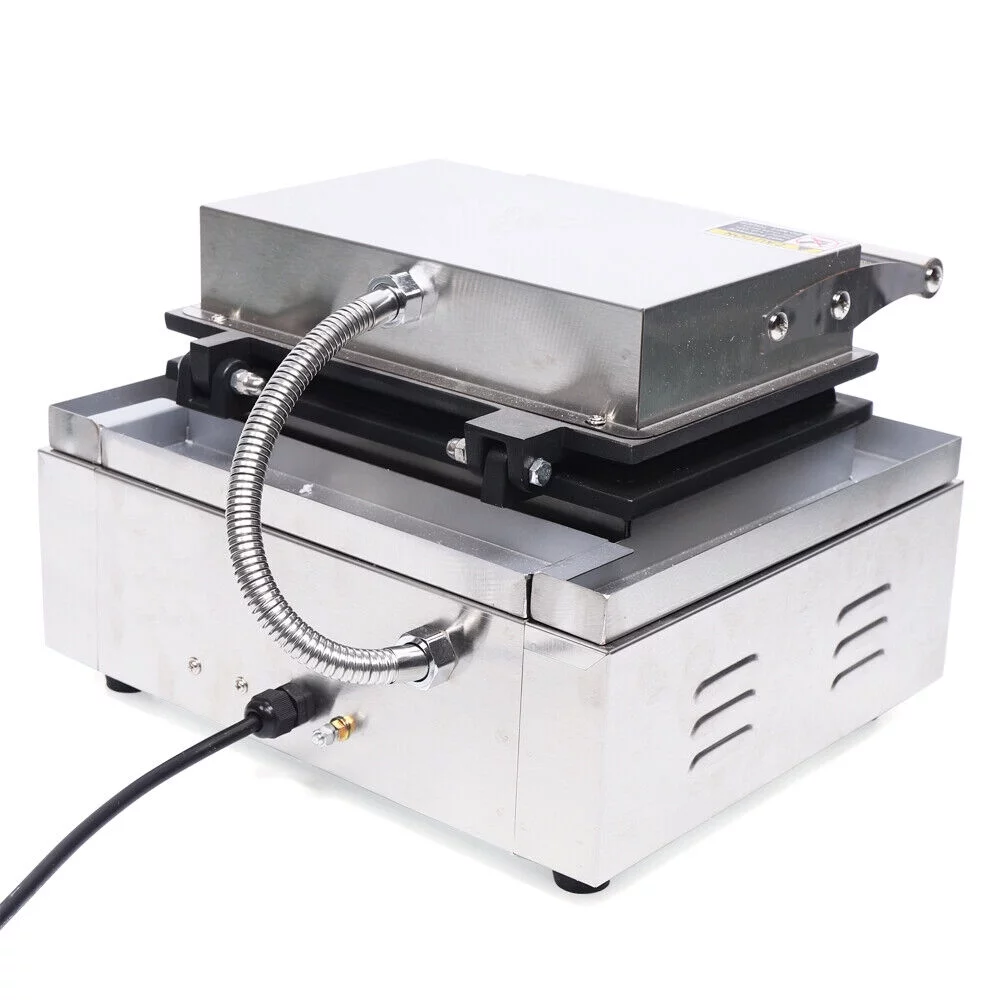 Commercial Electric Waffle Maker Cooking Baker 5 Lolly Nonstick Hot Dog Machine