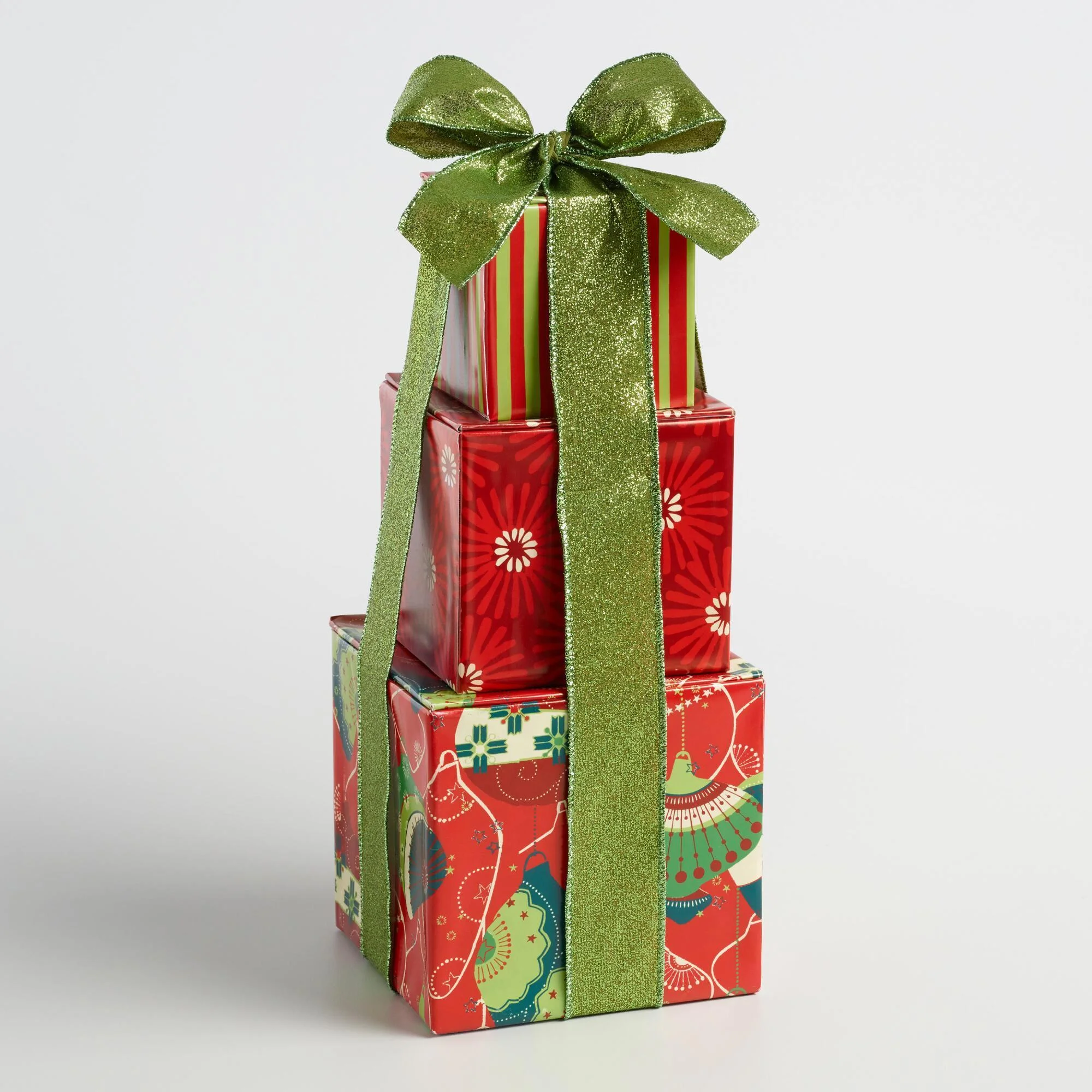 Holiday Red Gift Tower