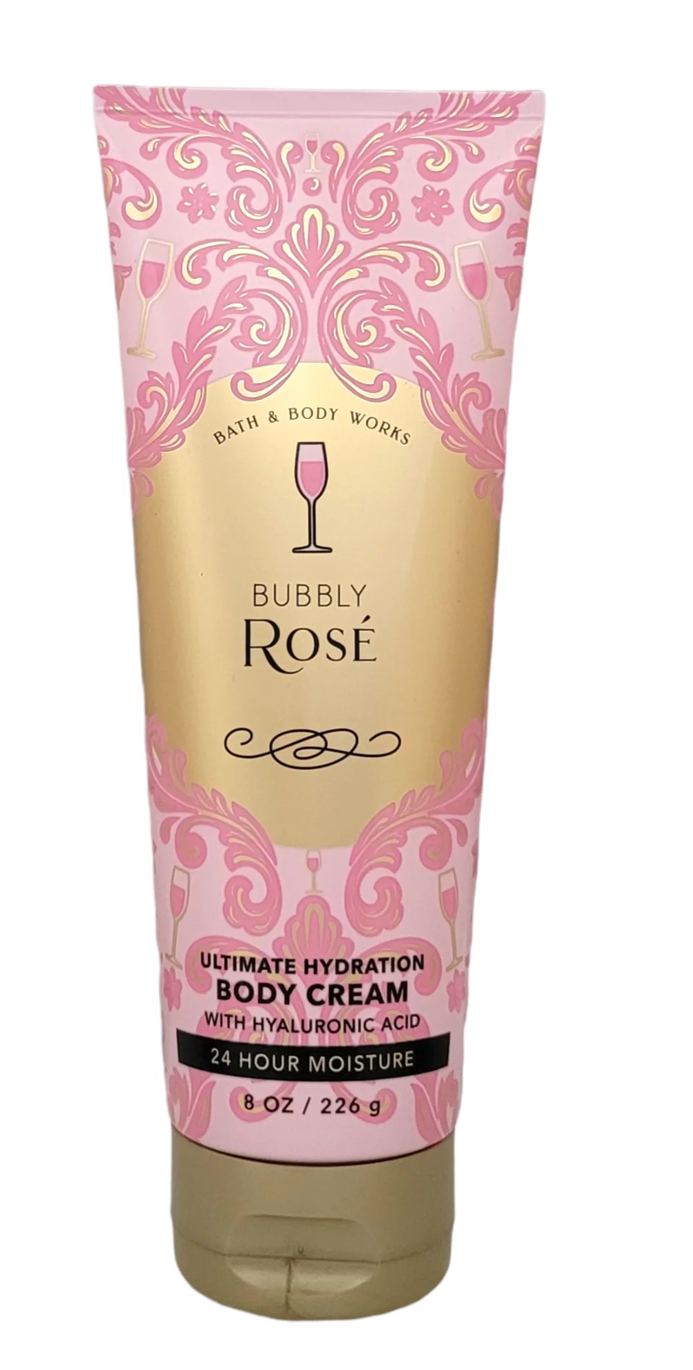 Bath & Body Works Bubbly Rose Ultimate Hydration Body Cream 8 oz New