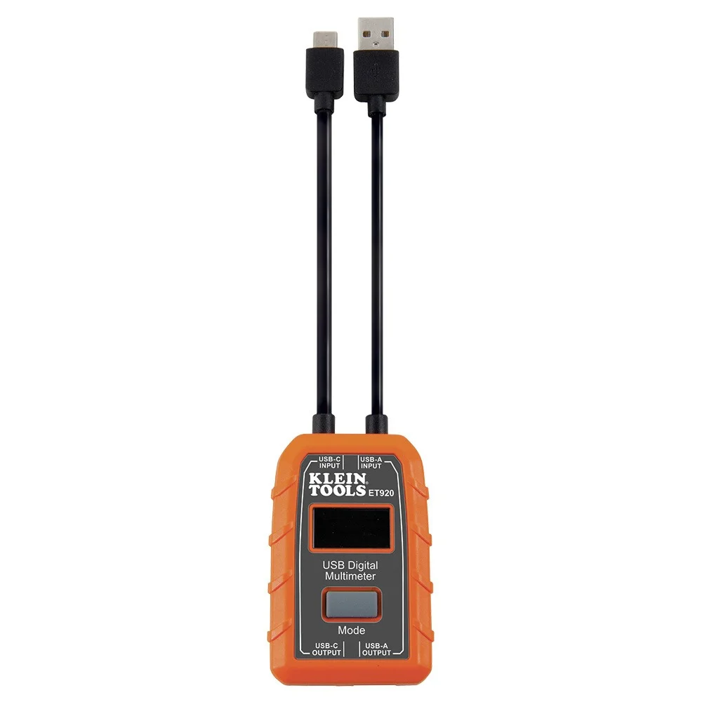 Klein Tools ET920 USB-A and USB-C Digital Meter