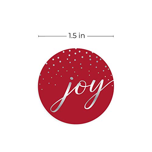 Jolly Santa Stickers / 500 Happy Saint Nick Christmas Label Roll / 1.5