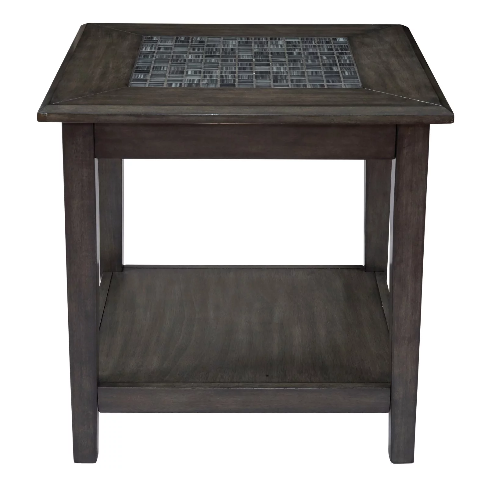 Jofran Baroque End Table with Mosaic Tile Inlay