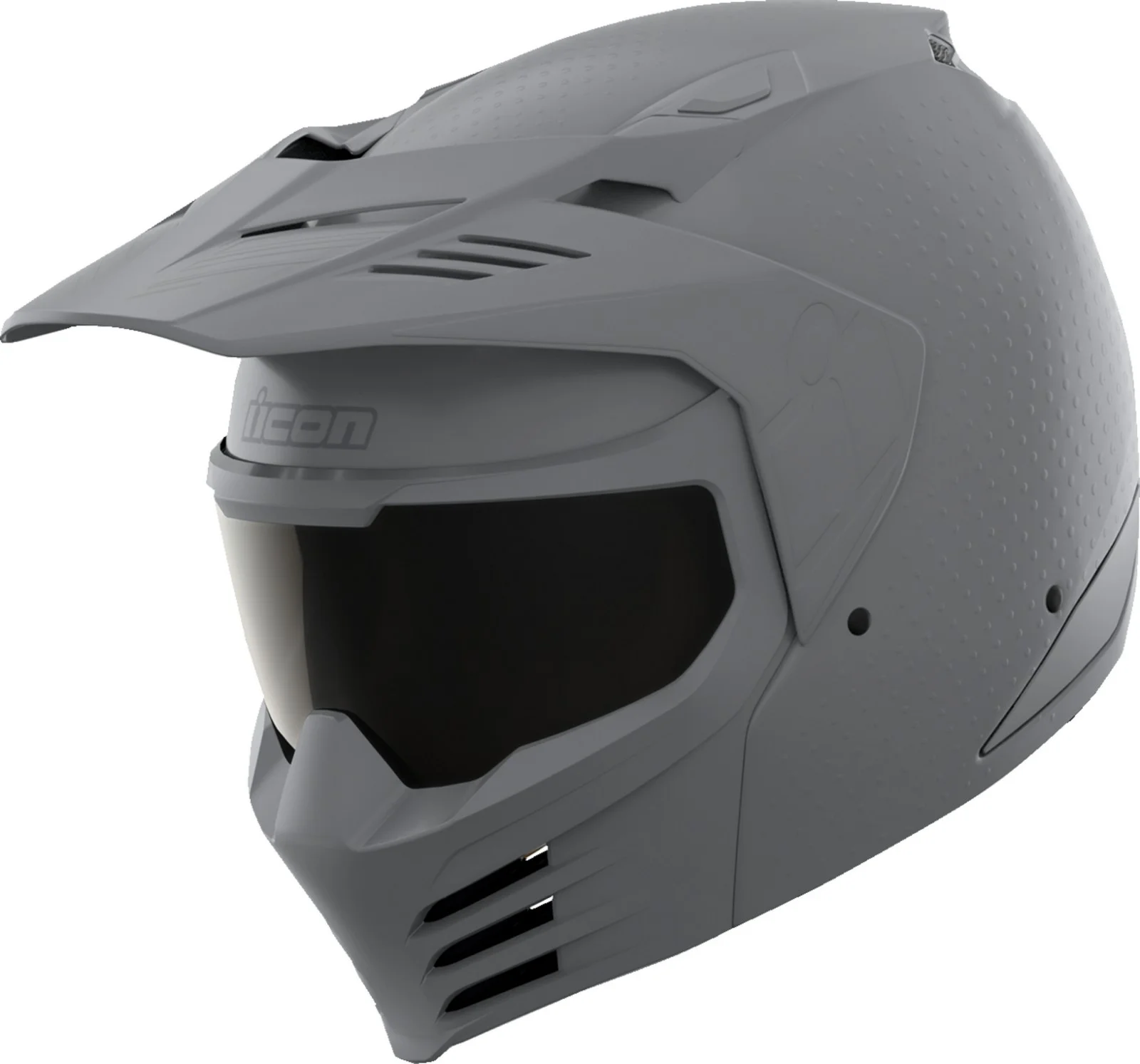 Icon Elsinore Monotype Modular Motorcycle Helmet Gray XL