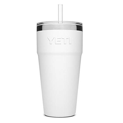 YETI Rambler 26 oz Straw Cup, Vacuum Insulated, Stainless Steel with Straw Lid