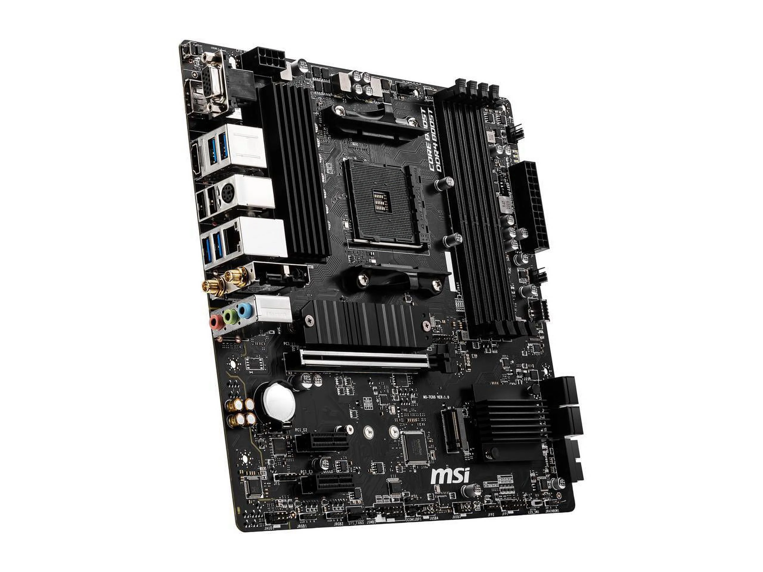 MSI PRO B550M PRO-VDH WIFI AM4 AMD B550 SATA 6Gb/s USB 3.0 Micro ATX AMD Motherboard