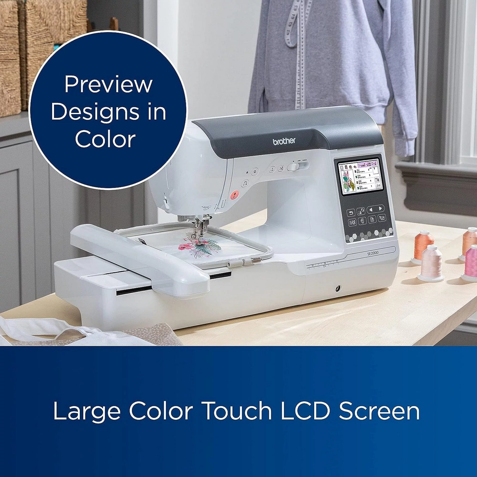Brother SE2000 Embroidery & Sewing Machine w/ Deluxe $1749 Sewing & Embroidery Bundle