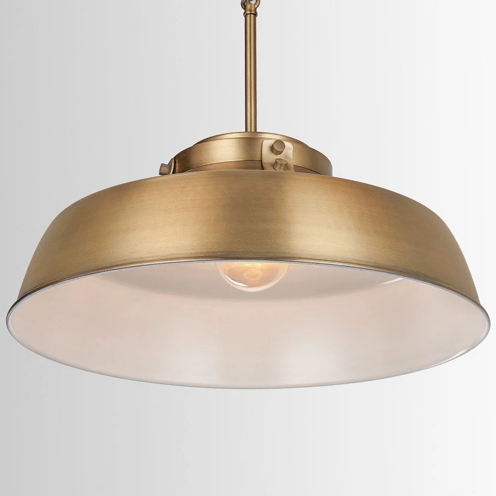 Austin Allen - Oakwood - 1 Light Pendant In Urban and Industrial Style-7.25