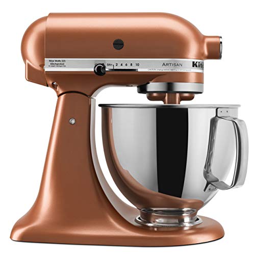 KitchenAid KSM150PSTG Artisan Series 5-Qt. Stand Mixer with Pouring Shield - Tangerine