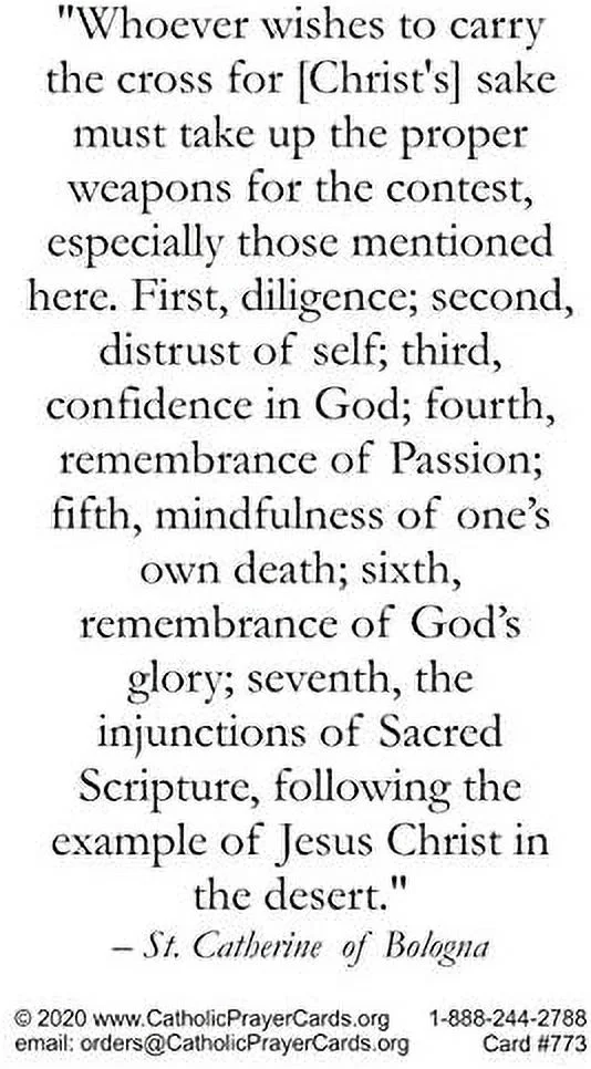 Of Bologna (10-Pack), With A Jesus Prayer Card