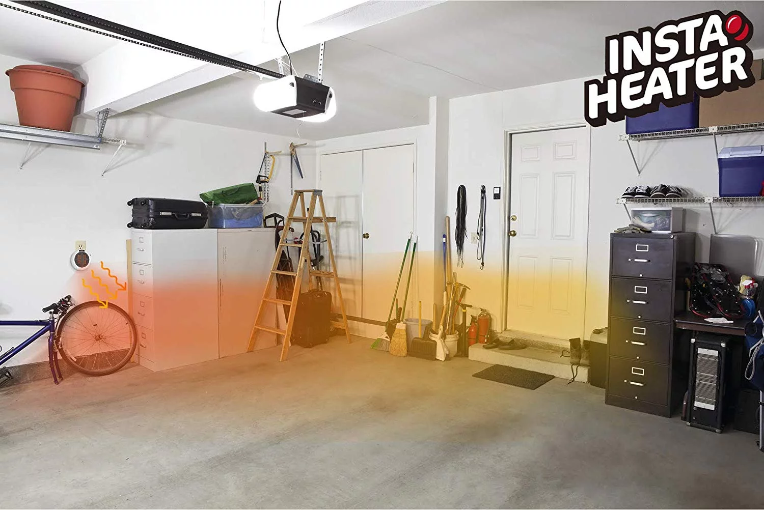 Insta Heater Plug-in Heater The Amazing Wall Heater 600w Temp Control with Stay Cool Housing