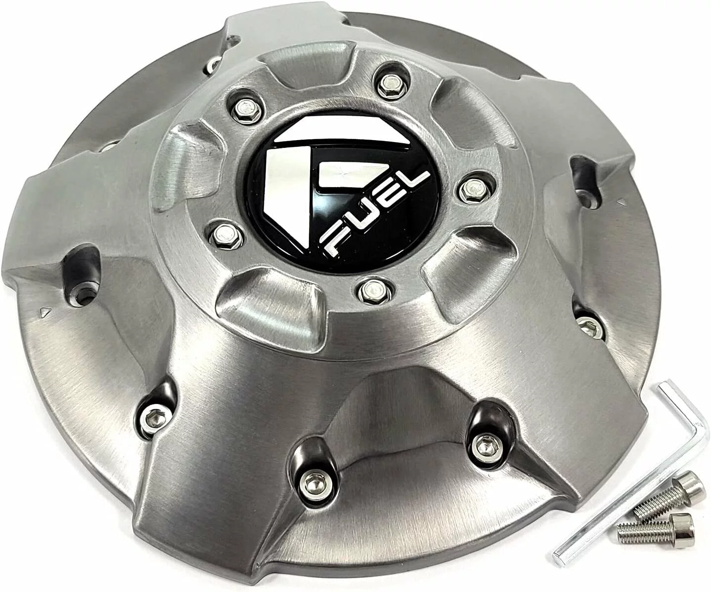 Fuel 2PC FUEL 8 LUG 5 BAR BILLET CAP-G-BSH DDT - 1003-88FLRT
