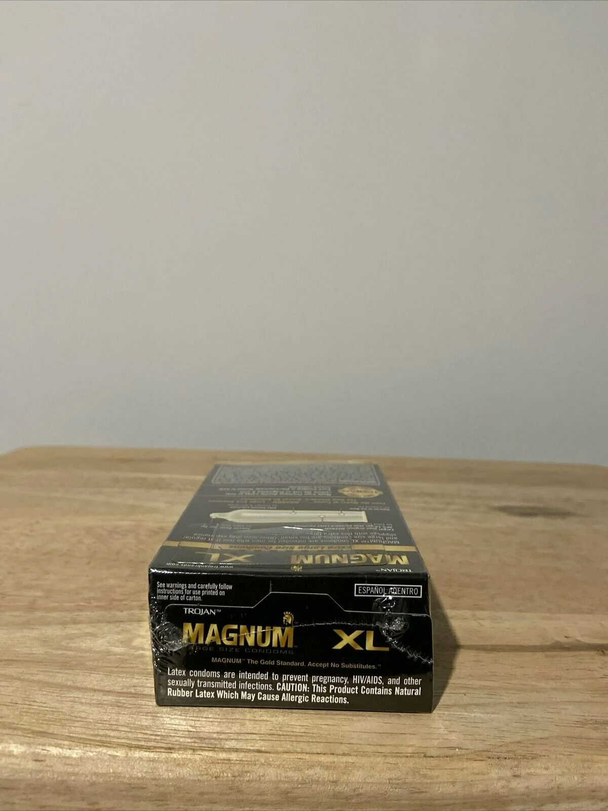 TROJAN Magnum XL Lubricated Premium Latex Condoms 12 Each (Pack of 3)