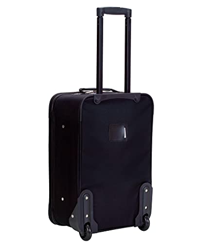 Rockland Fashion Expandable Softside Upright Luggage Set, Charcoal, 2-Piece (14/19)