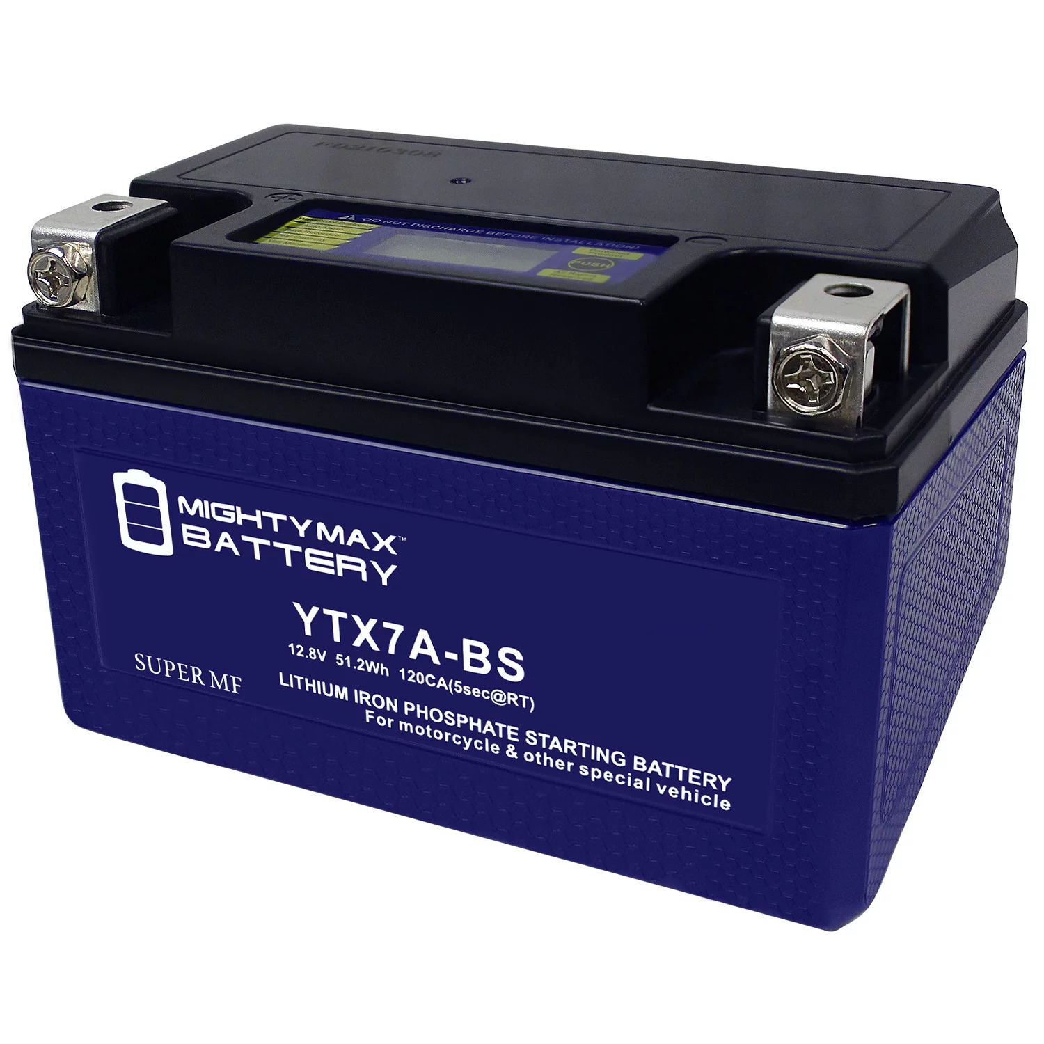 YTX7A-BS Lithium Battery Replaces HighPerformace Scooter EXIDE 7A-BS