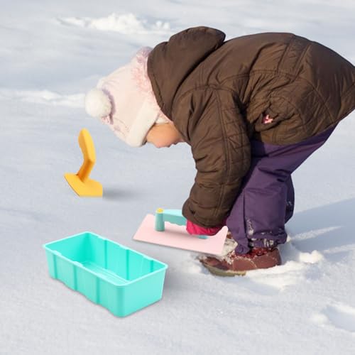 Snow Toys Kit, Snowball Maker Tools, Castle Toys Snowfort Building Kit, Snow Block Form Play Sand Toys Sand Castle Mold, Winter Outdoor Games
