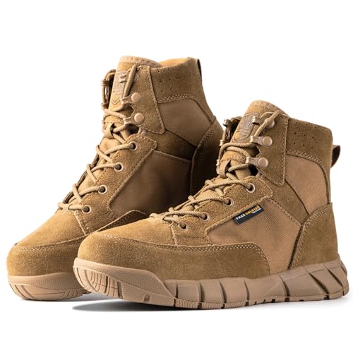 FREE SOLDIER Waterproof Hiking Work Boots Men