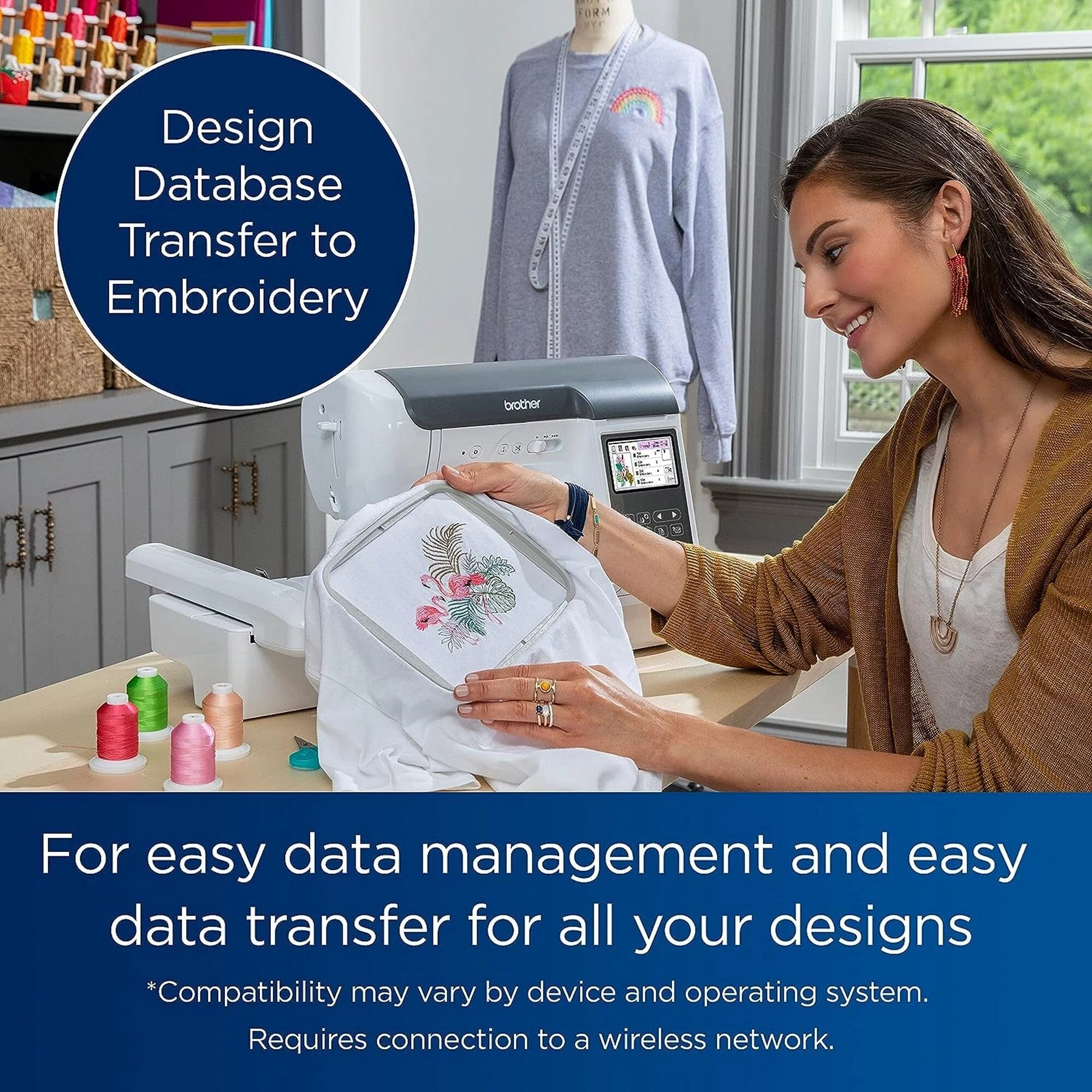 Brother SE2000 Embroidery & Sewing Machine w/ Deluxe $1749 Sewing & Embroidery Bundle