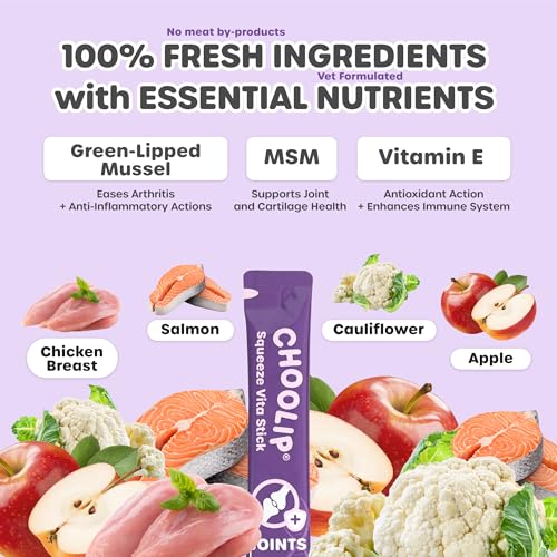 Squeeze Vita Stick Lickable Treats for Dogs & Cats. 49 Variety Support Sticks with Essential multivitamins. Soft and Tasty Paste for All Life Stages