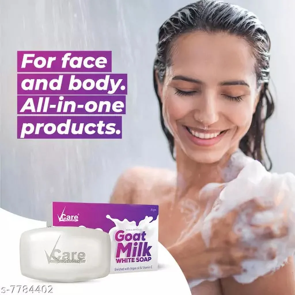 VCARE HERBAL CONCEPTS Goat Milk White Soap 125 gm