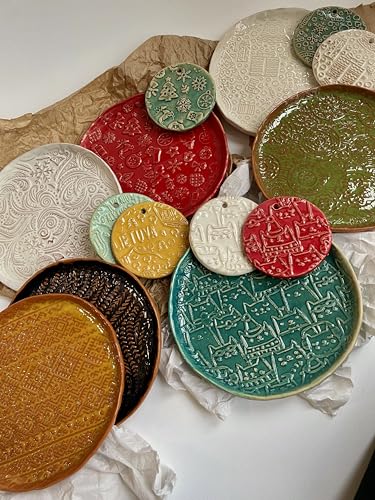 CHRISTMAS GIFTS EMBOSSING ROLLING PIN laser engraved with Christmas symbols CHRISTMAS GINGERBREAD COOKIES