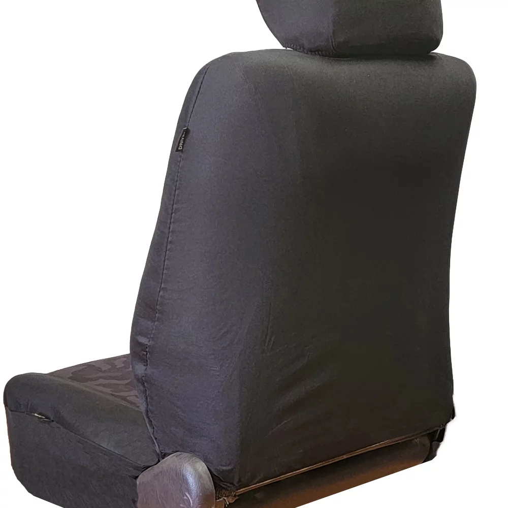 Pair DC Comic Superman Logo Car Seat Covers Shoulder Pads Set from BDK Bundle with Air Freshener