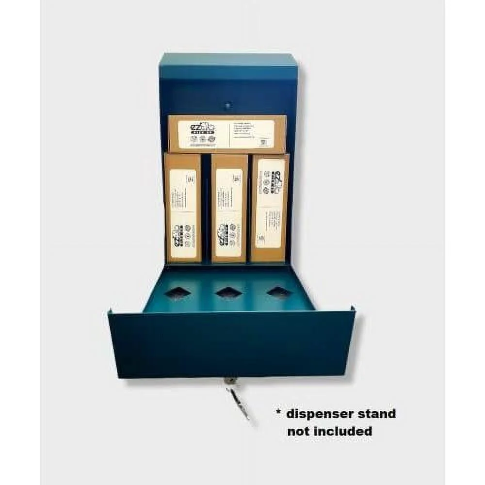 EZ  Dog Waste Bags 10 Rolls, Case Of 2000 Bags (200 Bags Per Roll)