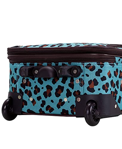 Rockland Fashion Expandable Softside Upright Luggage Set, Charcoal, 2-Piece (14/19)