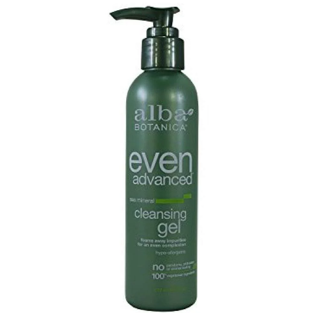 Alba Botanica Even Advanced, Sea Mineral Cleansing Gel 6 oz (Pack of 12)