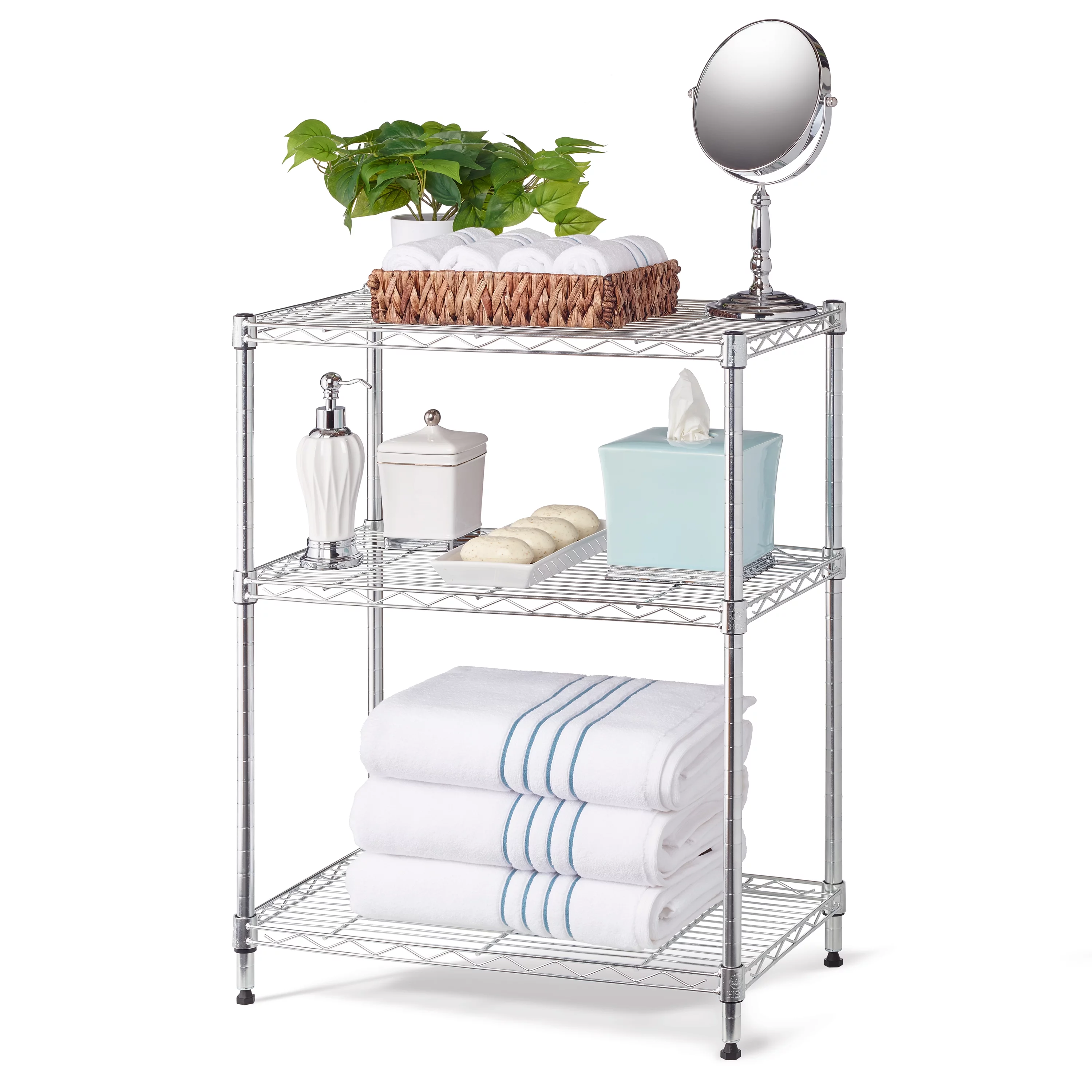 Hyper Tough Chrome Wire 3-Tier 30.6
