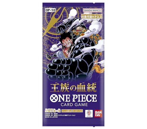 BANDAI OP-10 One Piece Card Game, Royal Blood, Box, Contains 24 Packs