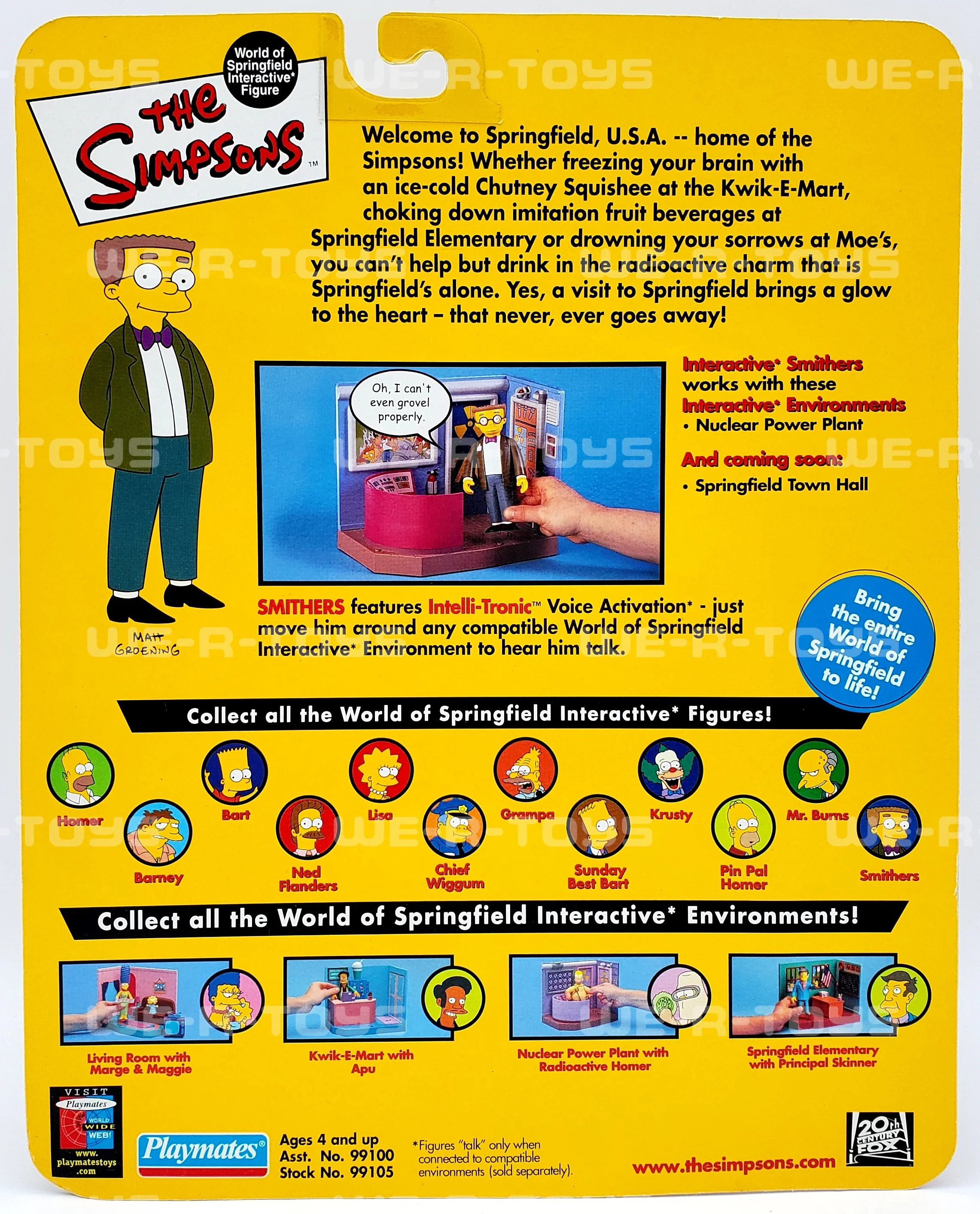 The Simpsons Wave 2 Action Figure Smithers