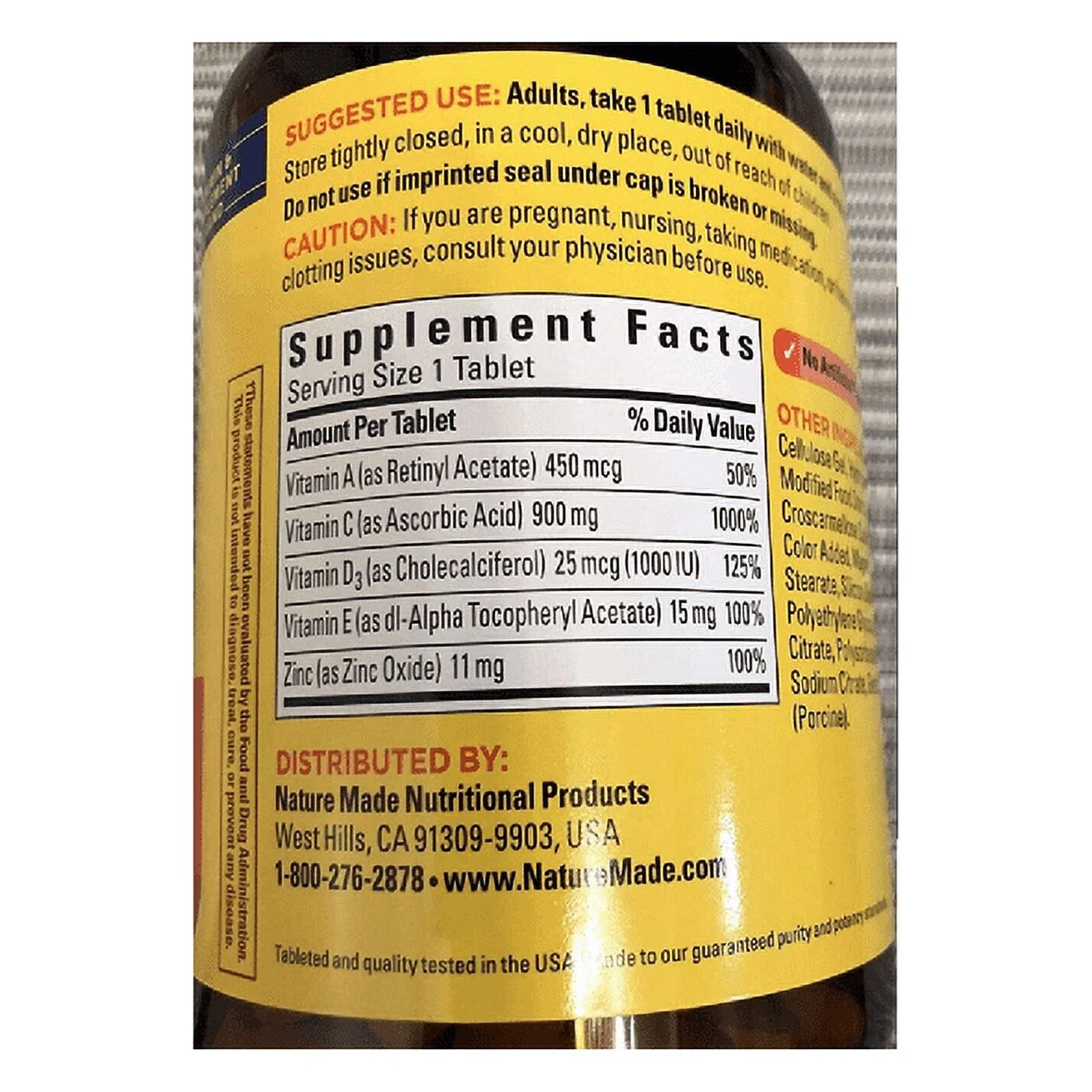 Nature Made Super C Immune Complex Tablets - 200 ct